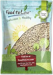 Organic Black-Eyed Peas, 1 Pound - Raw Dried Cow Peas, Non-GMO, Bulk Beans, Kosher, Sproutable - by Food to Live