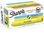 Sharpie Gel Highlighters, Bullet Tip, Fluorescent Yellow