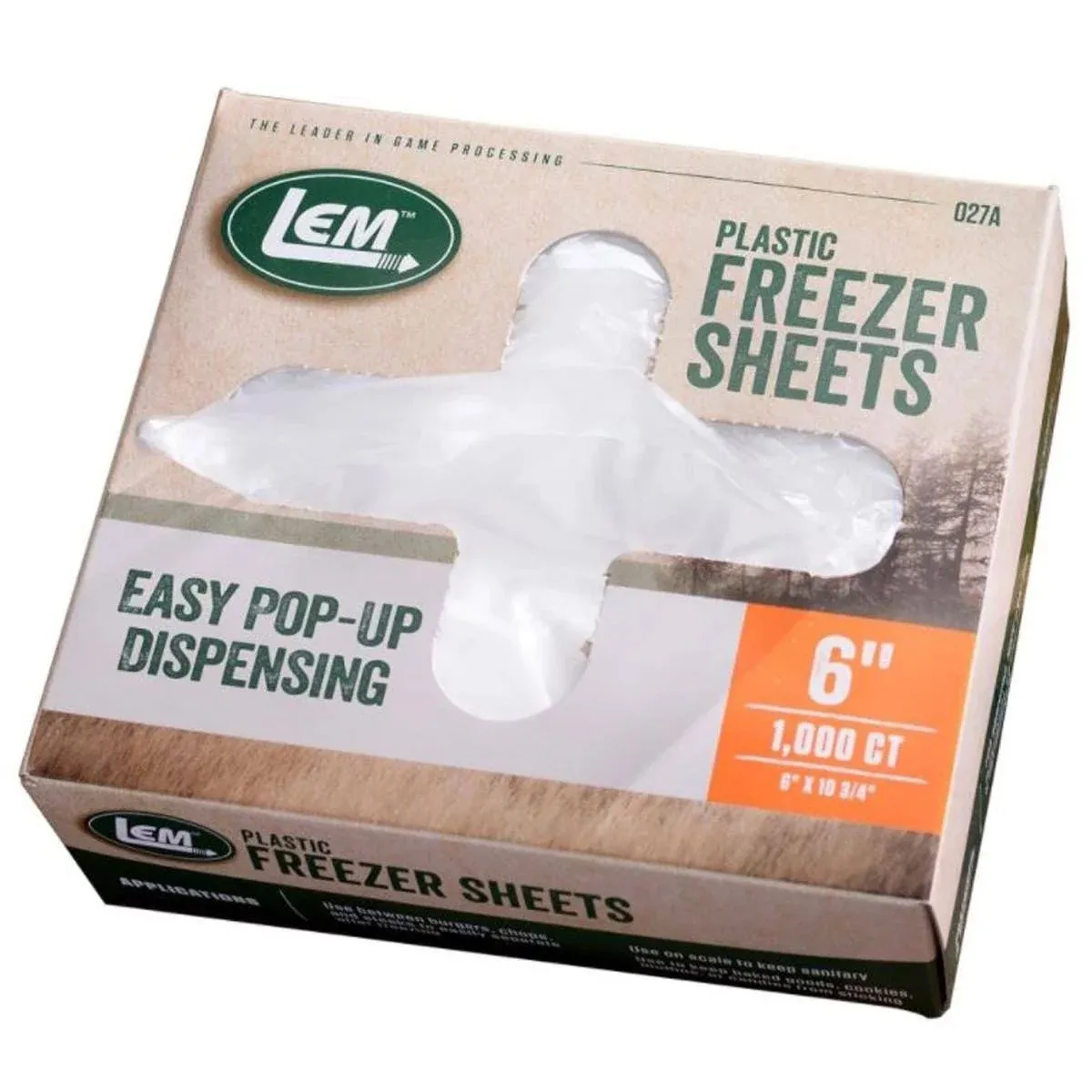 LEM Freezer Sheets - 6"x10-3/4"