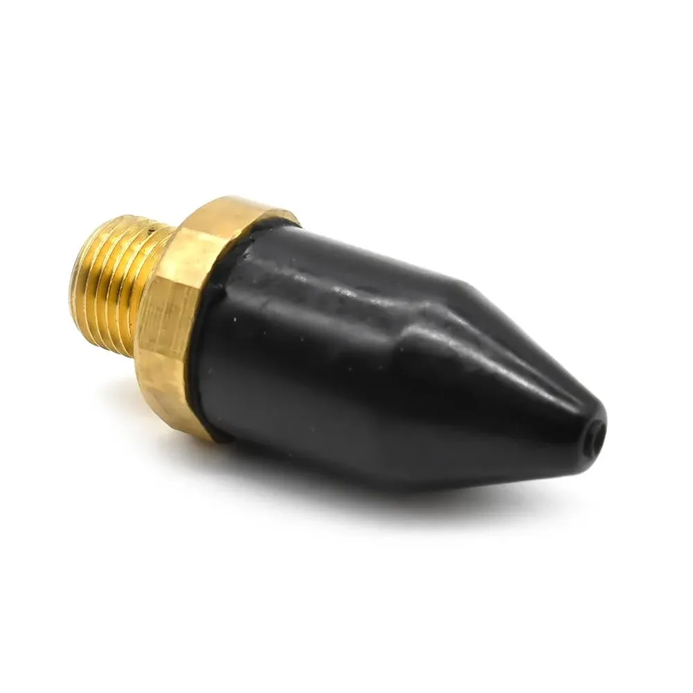 Interstate Pneumatics BT2 1/8" MPT Rubber / Brass Tip for Air Blow Guns