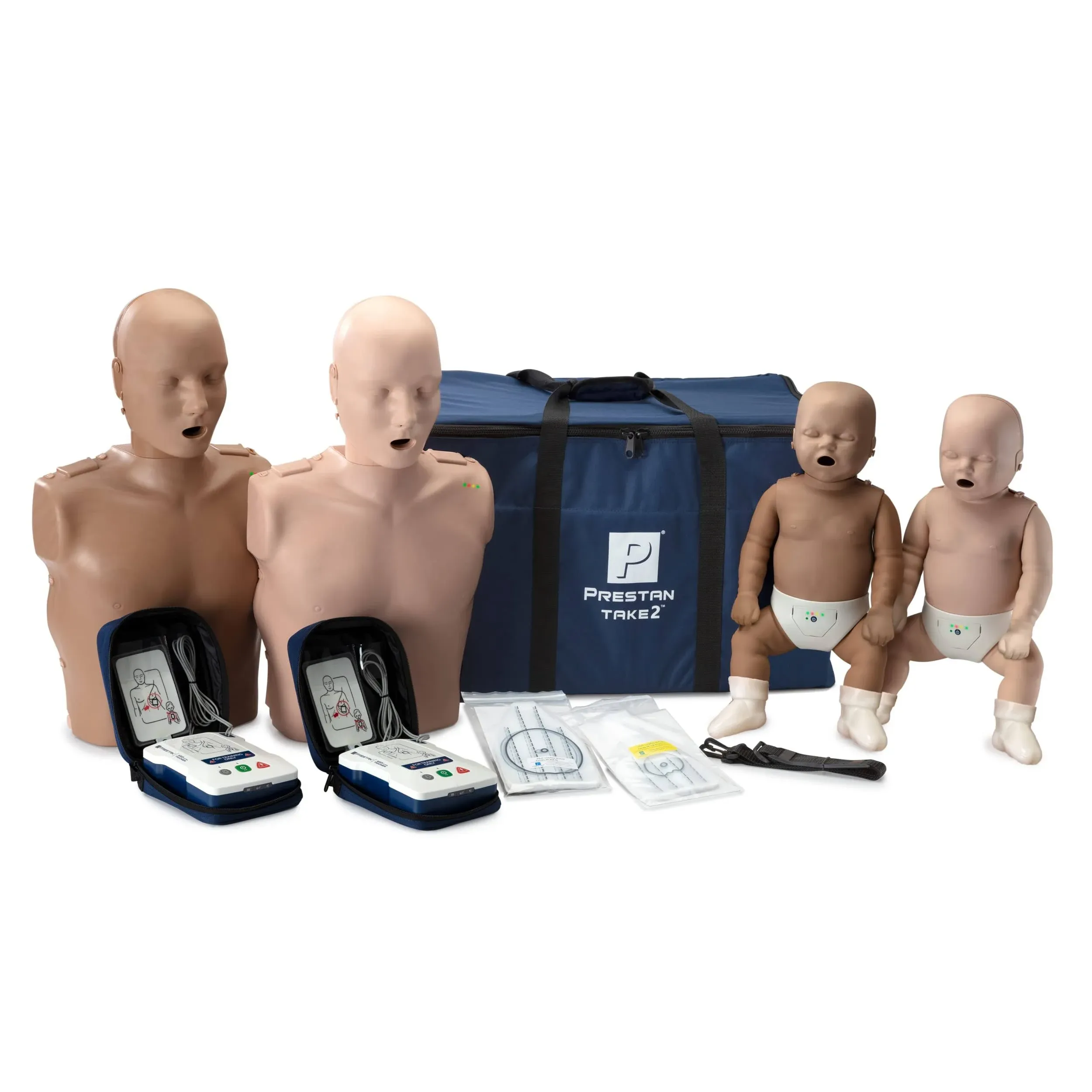 Prestan TAKE2 Diversity Kit (2 Adult 2-Infant & 2-AED UltraTrainers)