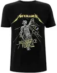 Metallica T-Shirt - And Justice for All Tracks (Back Print) - Unisex Official Licensed Design - Worldwide Shipping