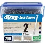 Kreg Stainless Steel Deck Screws 2 SDK-C2SS-700