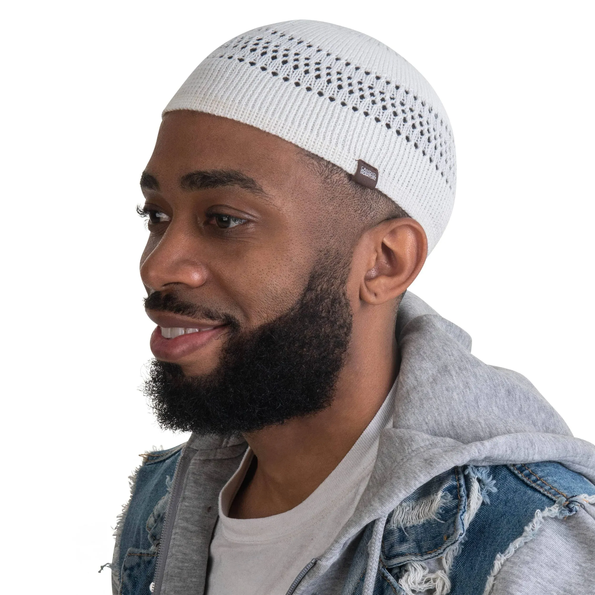 Breathable Cotton Stretchy Kufi for Men in Cool Designs - Helmet Liner