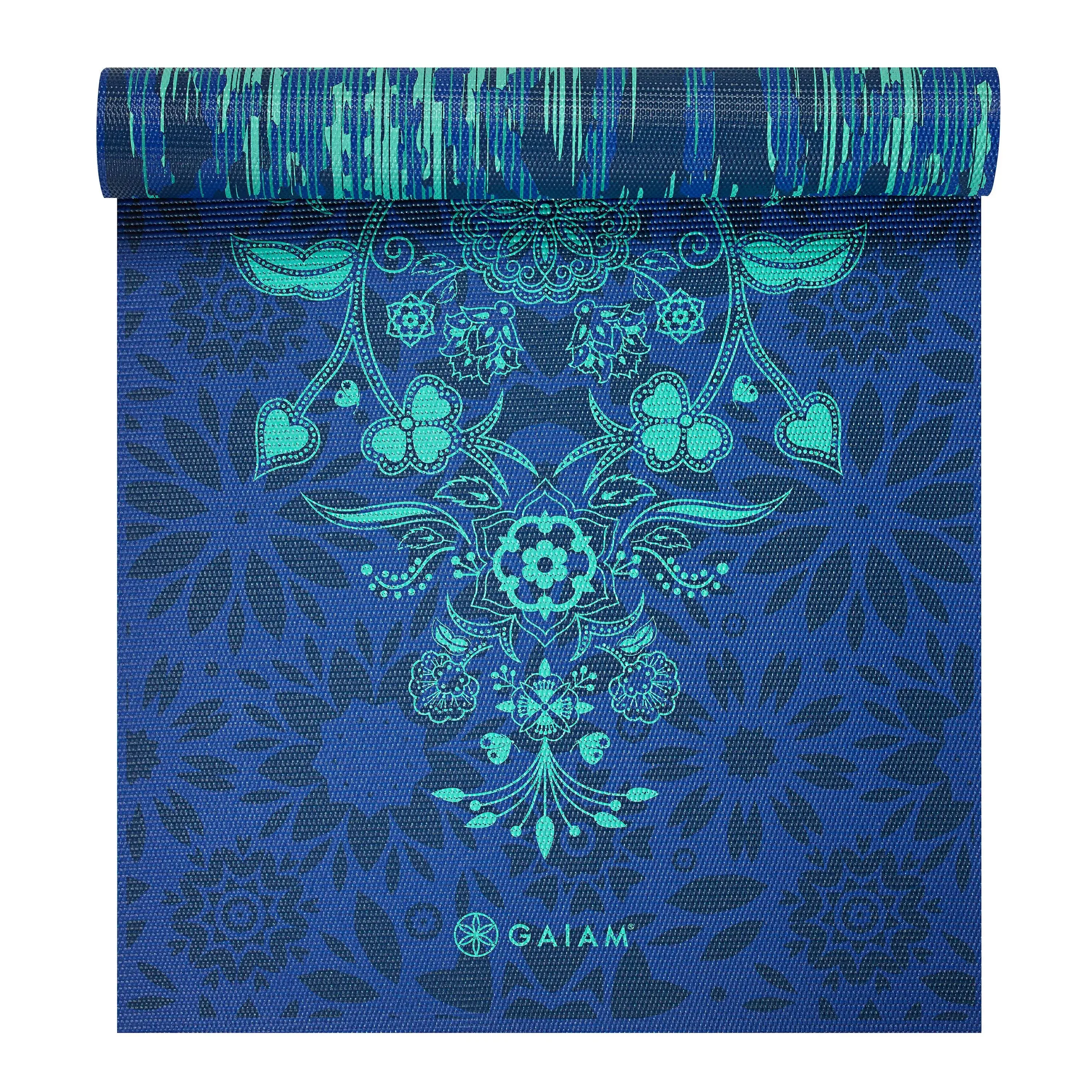 Gaiam Premium Reversible Divine Impressions Yoga Mat (6mm)