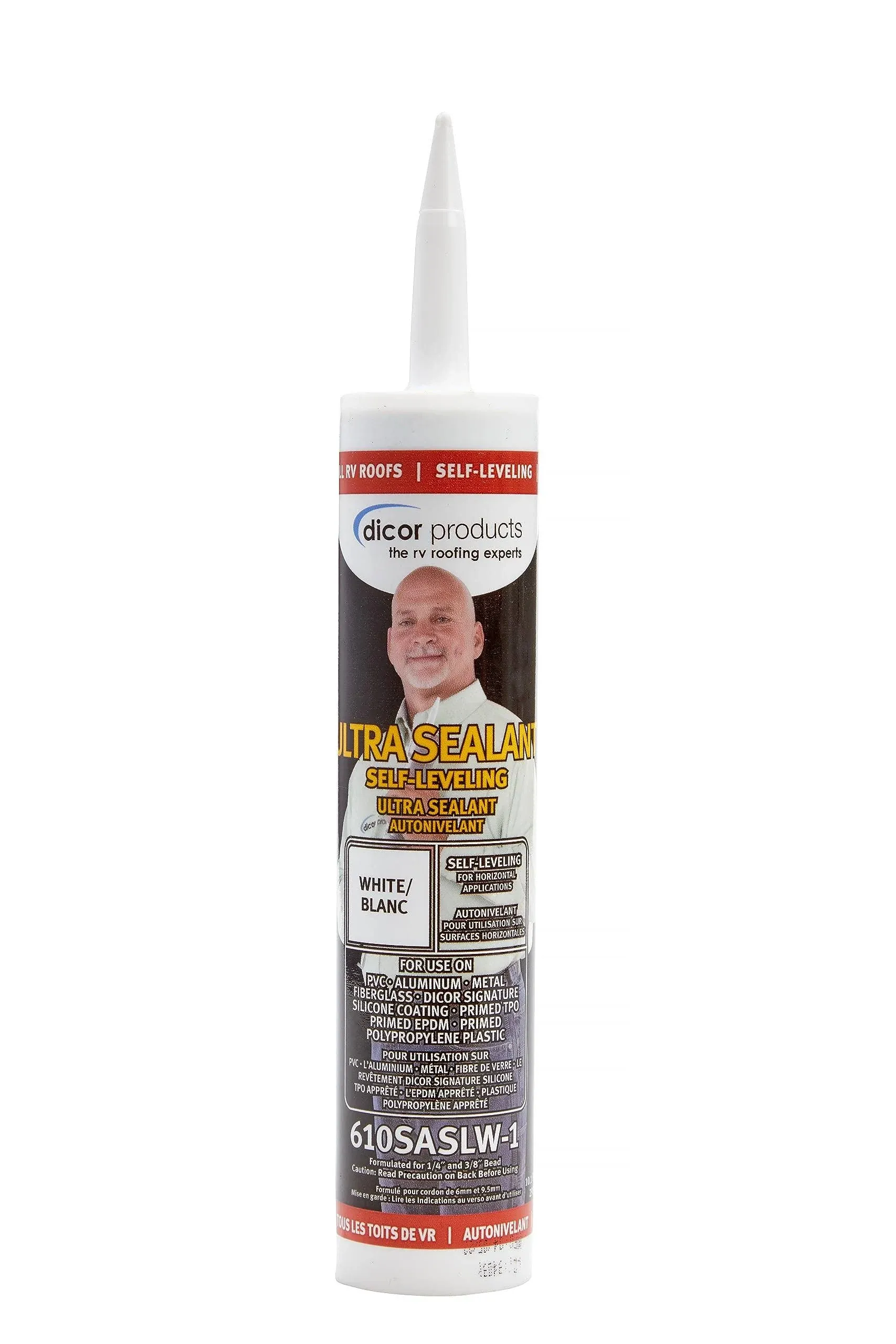 610saslw-1 Dicor 10.3 oz White Ultra Sealant