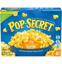 Pop Secret Double Butter Microwave Popcorn