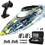 BEZGAR TX123 Remote Control Boats Fast RC Boat 32+ KPH with A Portable Suitcase