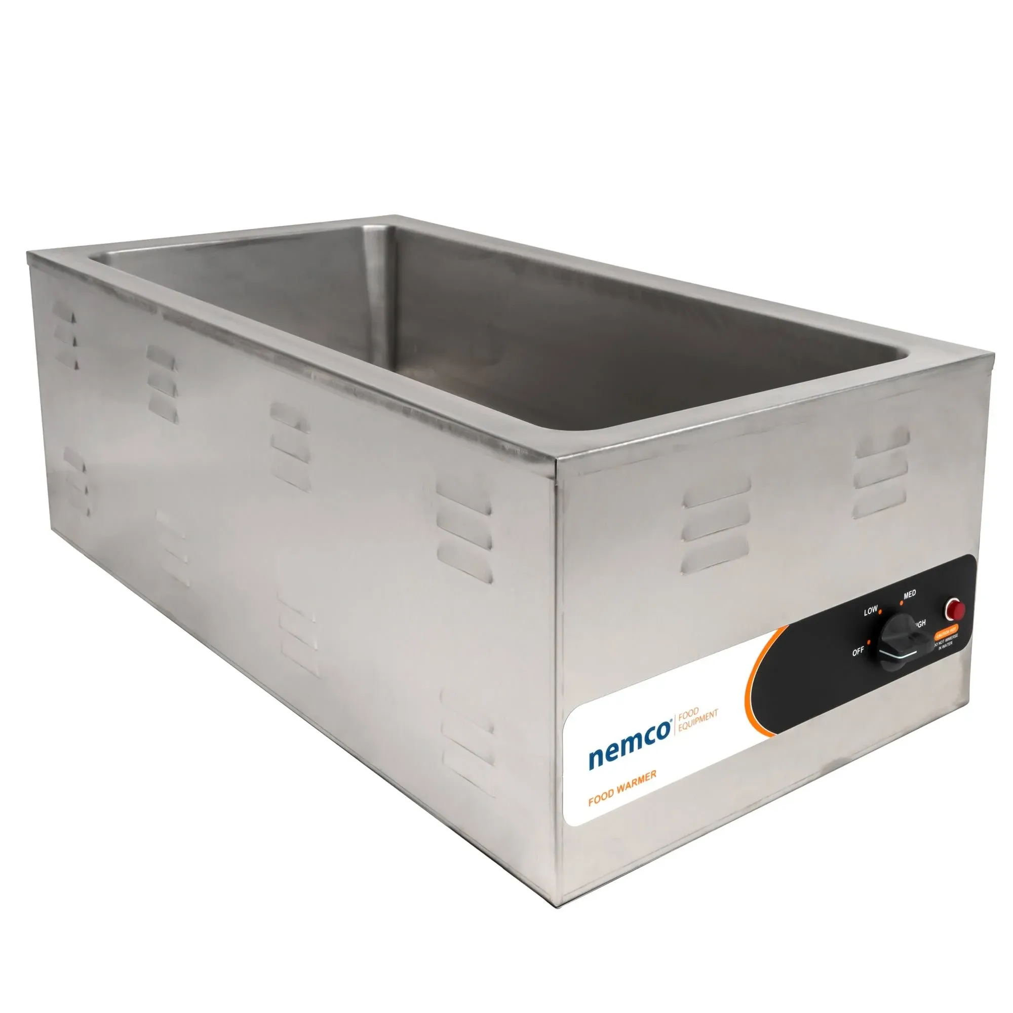 Nemco 6055A-43 4/3 Size Countertop Food Warmer with 31" Long Exterior - 120V, 1500W