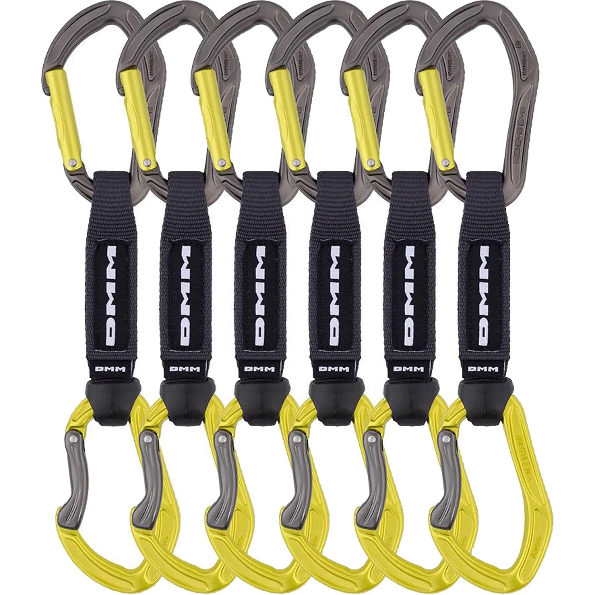 DMM - Alpha Sport Quickdraw - 6 Pack (12cm, Lime)