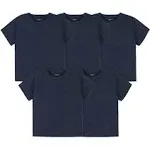 Gerber 5-Pack Infant & Toddler Navy Premium Short Sleeve Tees - 12mo