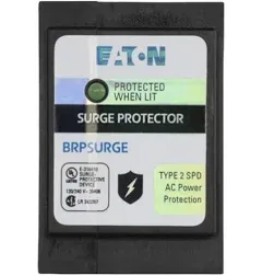 NEW Eaton BRPSURGE Surge Protective Device Type 2 120/240V 2 Pole Type BR PlugOn