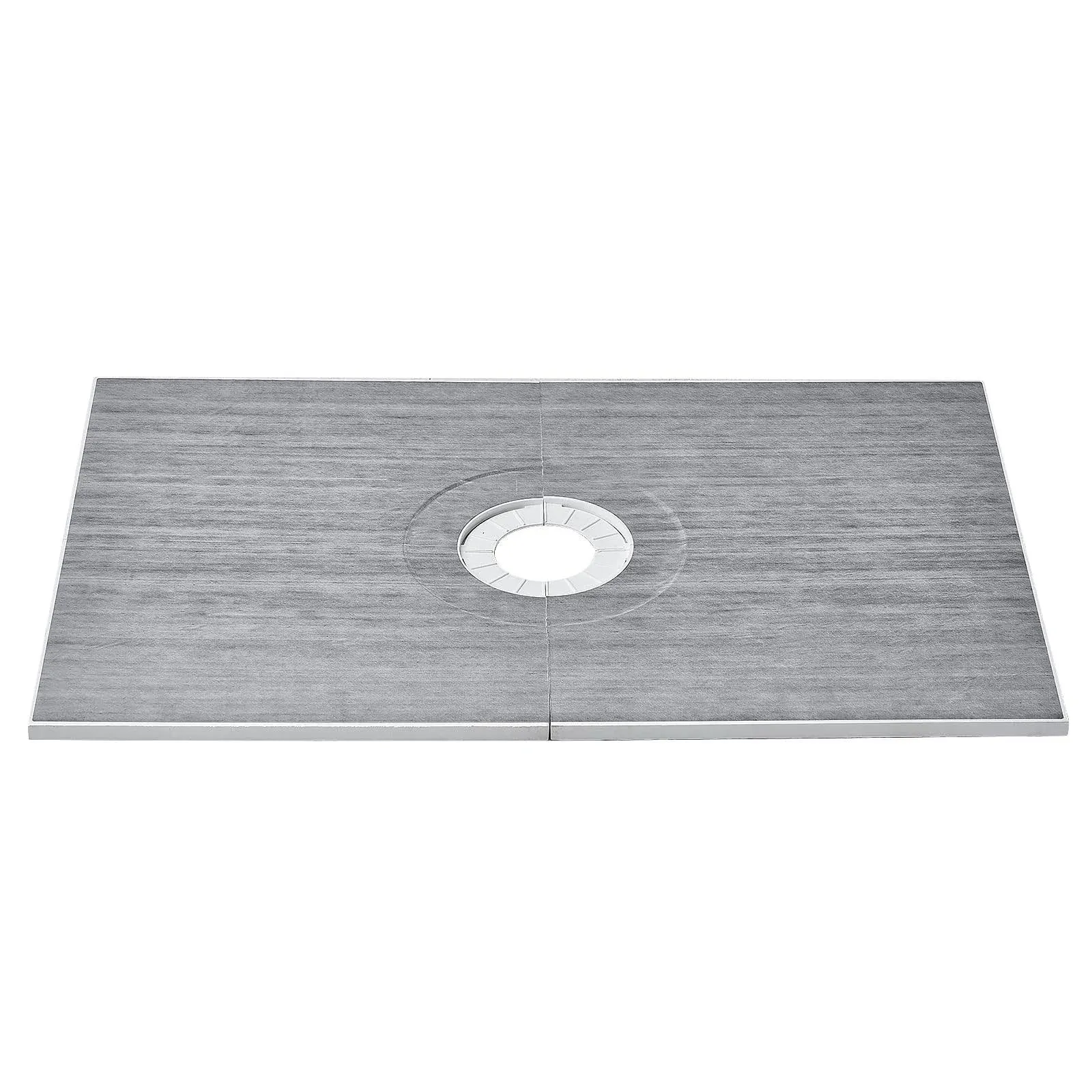 VEVOR 60 x 38 in. Shower Pan Kit with 6.3 in. Central Drain