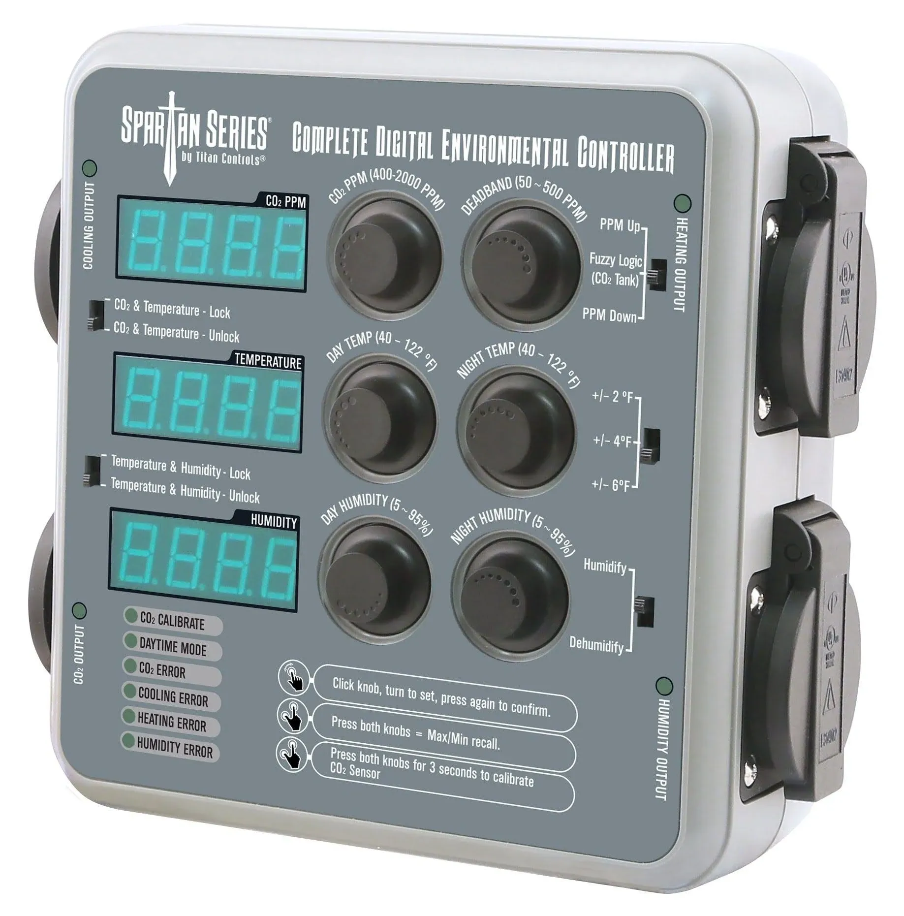 Titan Controls Spartan Series Complete Digital Environmental Controlle