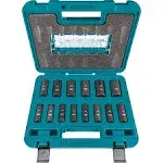 Makita A-99655 14 Pc. 3/8" Drive Deep Well Impact Socket Set