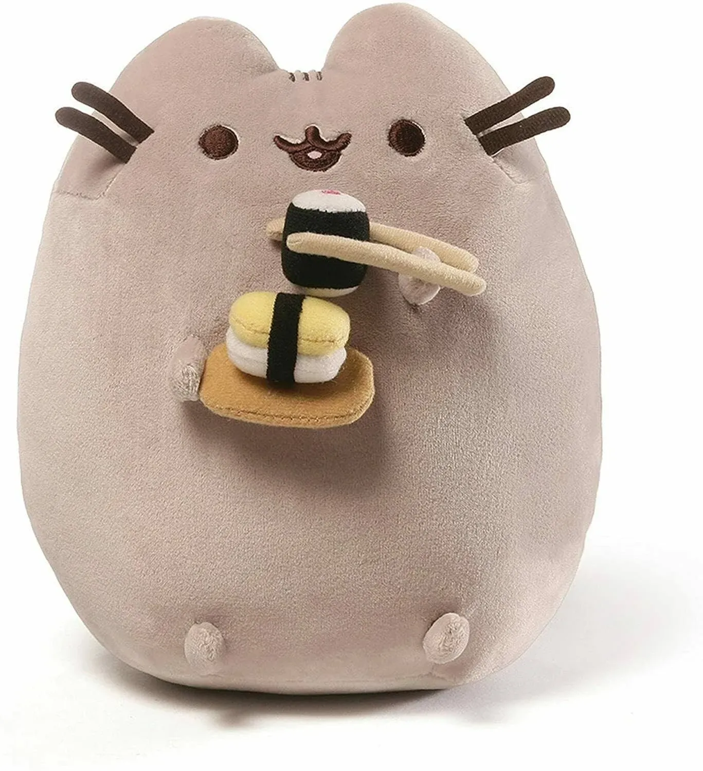 Pusheen The Cat with Sushi Gund Cute Soft Plush Animal Toy NEW in Package