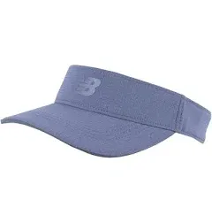 New Balance Women&#039;s/Men&#039;s Performance Visor Blue Running Reflective Brim Hat 