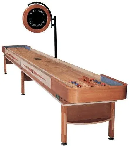 Playcraft Telluride HoneyShuffleboard Table with optional Overhead Electronic Scoring