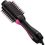 Hair Dryer and Blow Dryer Brush in One, 4 in 1 Hair Dryer and Styler Black/Pink