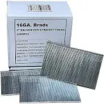 T50 16 Gauge 2-Inch Length Straight Galvanized Finish Nails 2500-Count 1-Pack