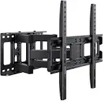 Perlegear TV Wall Mount Bracket Full Motion Dual Swivel Articulating Arms Extens