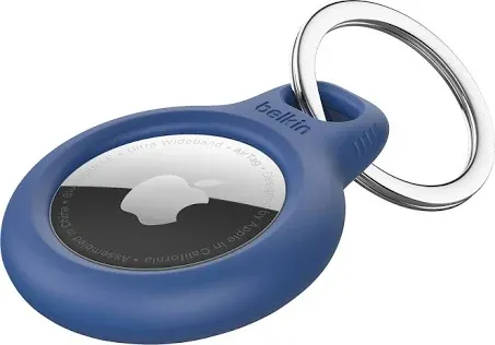 NEW Belkin Apple Airtag Secure Holder With Strap Blue