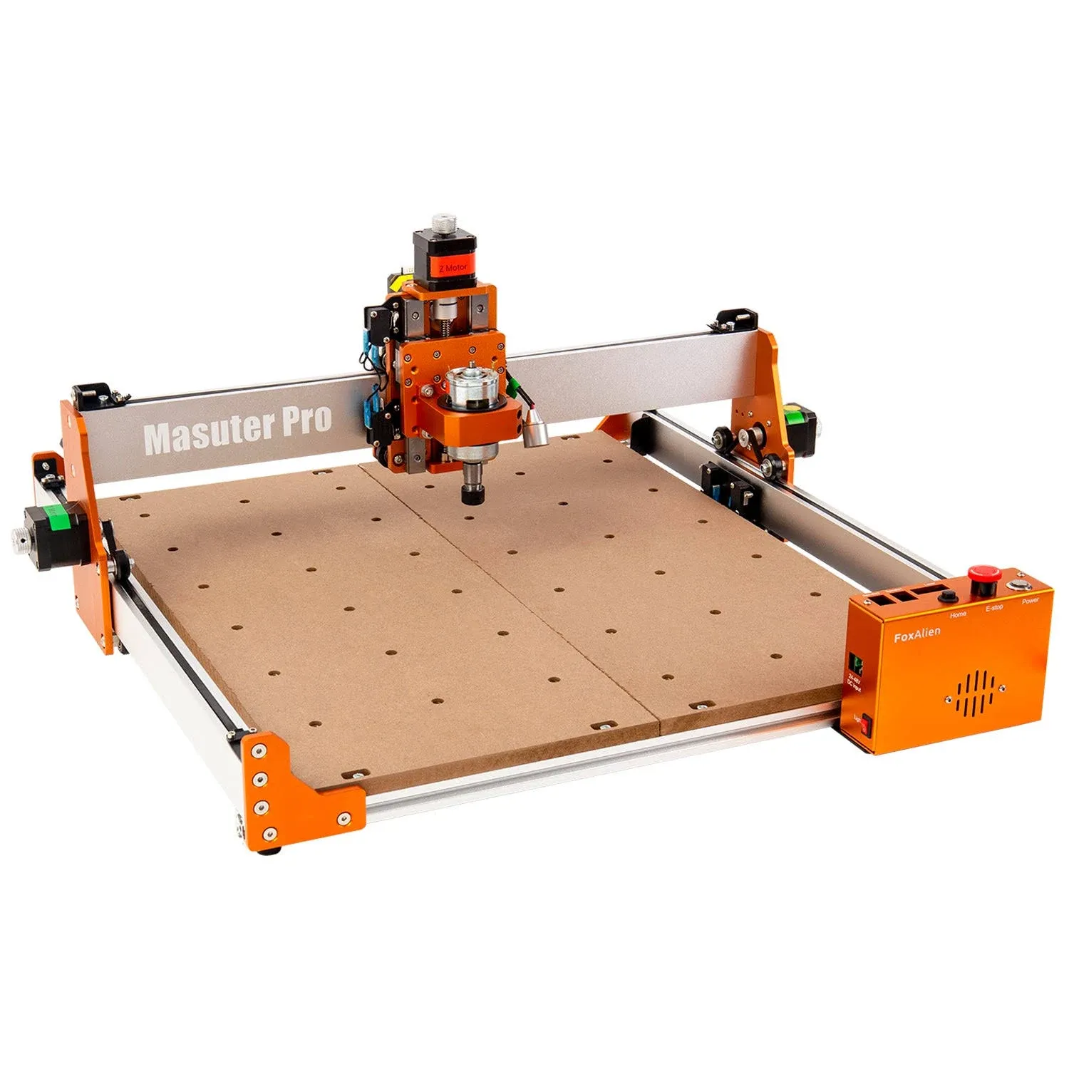 FoxAlien Masuter Pro CNC Router Machine, Upgraded 3-Axis Engraving All-Metal Milling Machine for Wood Acrylic MDF Nylon Carving Cutting