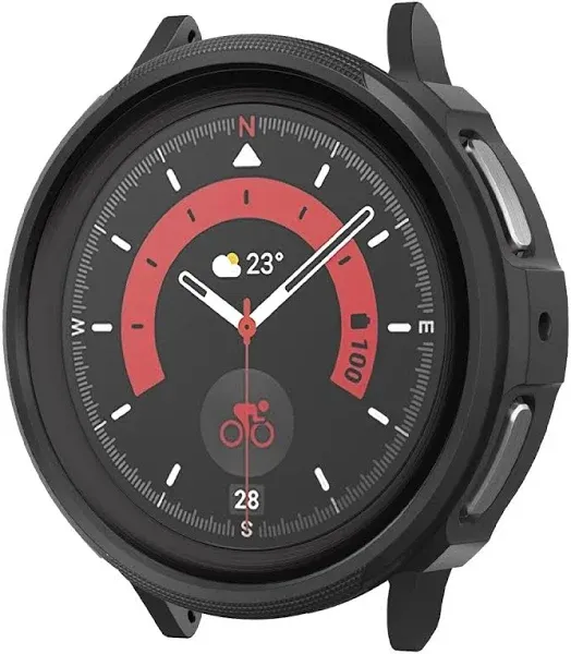 Galaxy Watch 5 Pro (45mm) Case | Spigen [Liquid Air] Shockproof Slim Matte Cover