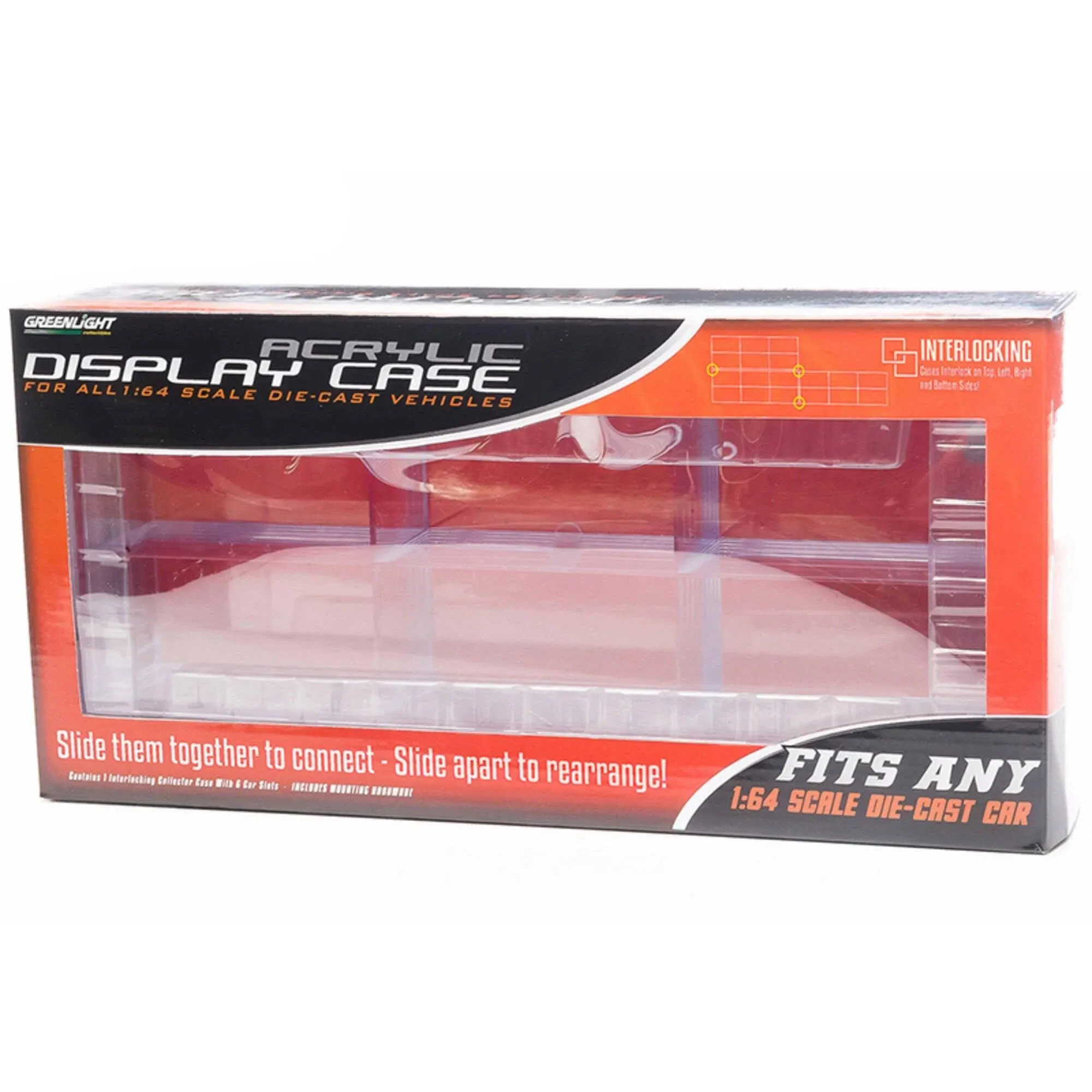 GreenLight 6-Car Connecting Acrylic Case Vehicle