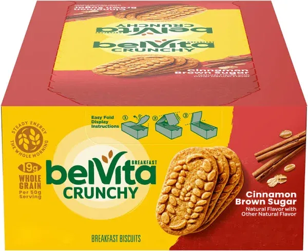 Belvita Breakfast Biscuits Cinnamon Brown Sugar