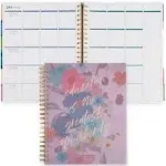 Erin Condren Inspired Collection Large Teacher Planner (July 2024 - June 2025) - Floral Education Quote Cover