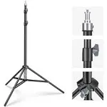 Neewer Photography Light Stand 87-200cm， Spring Loaded Aluminum Tripod