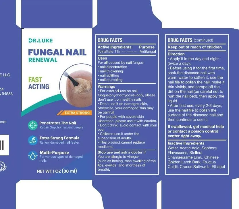 Dr. Luke Extra Strength Toenail Fungus Treatment For Toenail Or Fingernail