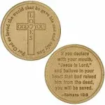 Sterling Gifts Coins God Loves You, Gold Plastic (Pack of 50)