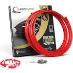 AlloyGator Alloy Wheel Rim Protectors, Red - Set of 4