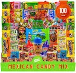 Mexican Candy Mix Assortment, Dulces Mexicanos, Includes Vero Mango, Salsaghetti, Peloneta, Pelon Pelo Rico, Bulk Candies, Pulparindo, Candy Box