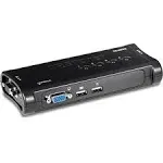 TRENDnet 4-Port USB KVM Switch Kit