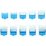 Supreme Trimmer Magnetic/Clip Guards for Clippers (10 Piece) CMG100 Blue