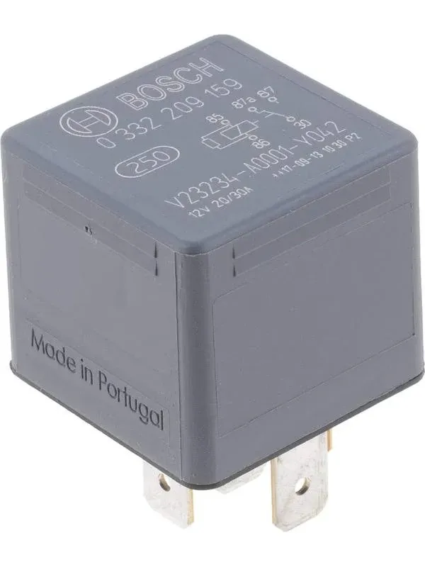 BOSCH 0332209152 Changeover Mini Relay - 5 Pins, 12 V, 20/30 A - Single