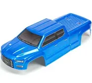 Arrma 402283 Big Rock CC 4X4 Painted DCLD Trimmed Body (Blue)