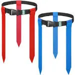 Hilhook Flag Football Belts, 10 Player Adjustable Flag Football Set with 30 Flags for Youth and Adults Training Equipment