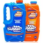 Joyin 2 Bottles Bubbles Refill 64 oz (Up to 5 Gallon) Big Bubble 64 oz Concentrated Bubble Solution for Bubble Machine, Gun, Wand Refill Fluid