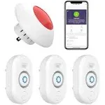 Airthereal Water Leak Detector 3 Packs with WiFi Gateway