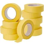 10-Pack Automotive Refinish Masking Tape Yellow 36Mm X 55M, Cars Vehicles Auto B