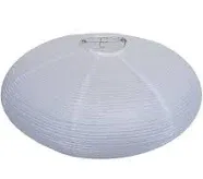 Topaaa White Oval Paper lantern Paper Lamp Shades