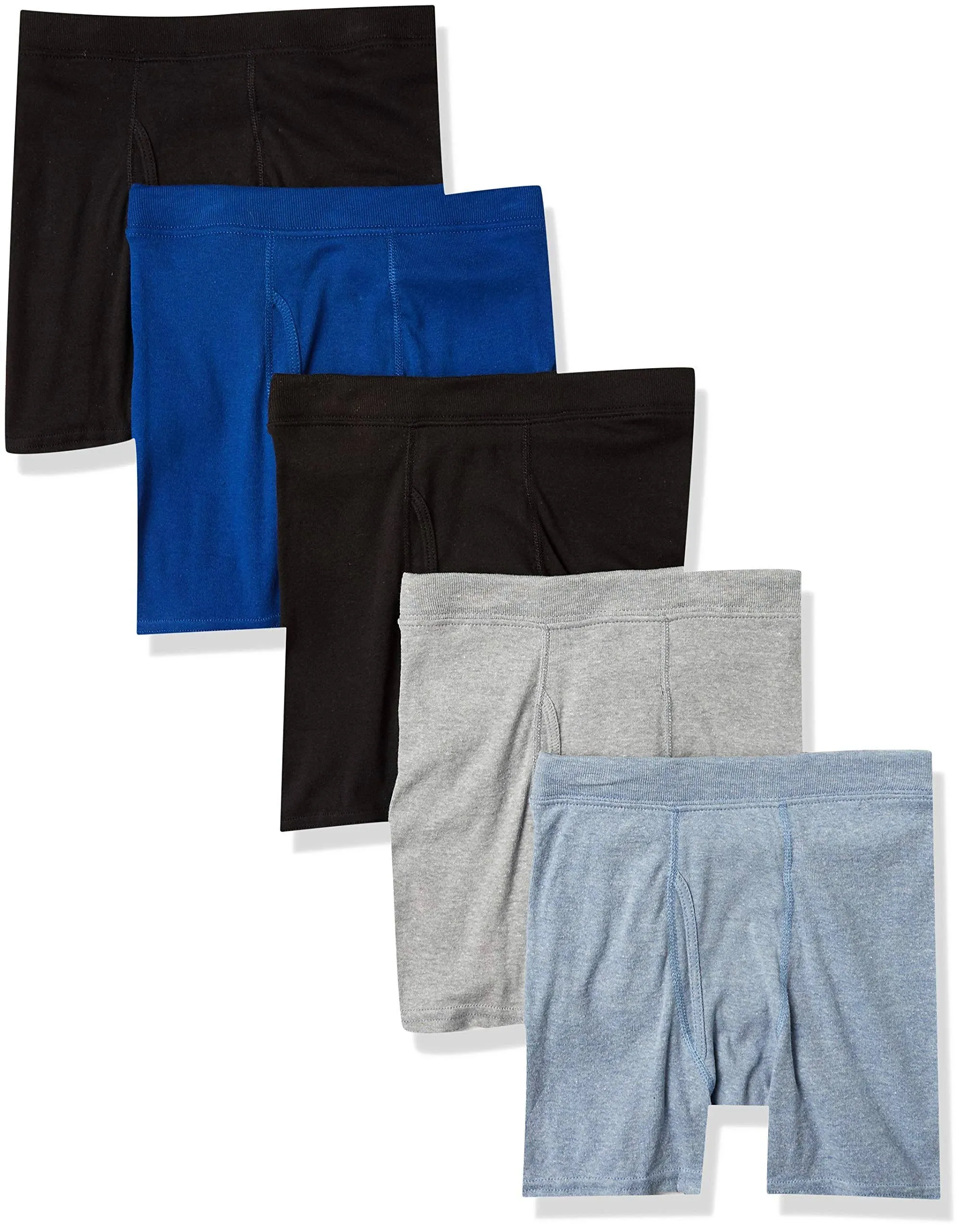 Hanes Boys Boxer Briefs 5-Pack Comfort Flex Waistband Printed Wicking size 18-20