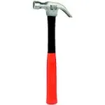 Great Neck Curved Claw Hammer 8 oz Milled Face Fiberglass Handle HG8C