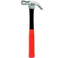 GreatNeck HG8C 8 Oz. Fiberglass Curved Claw Hammer, Small Hammer, Nail Hammer, Hammers Tools, Nail Hammering Tool, 8oz Claw Hammer