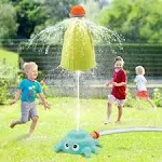 Outdoor Water Sprinklers for Toddlers Kids Ages 4-8,Summer outside Sprinklers