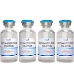 Reconstitution Solution 4-Pack - 30ml - Ultra Clean Solution in Premium Glass Vials | Made in USA